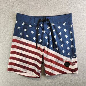 Howitzer Shorts Mens 34 American Flag We The People Patriot Manufacturing Co